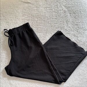 🖤 SHEIN Wide-Leg Black Pants – Size XL (Worn Once)